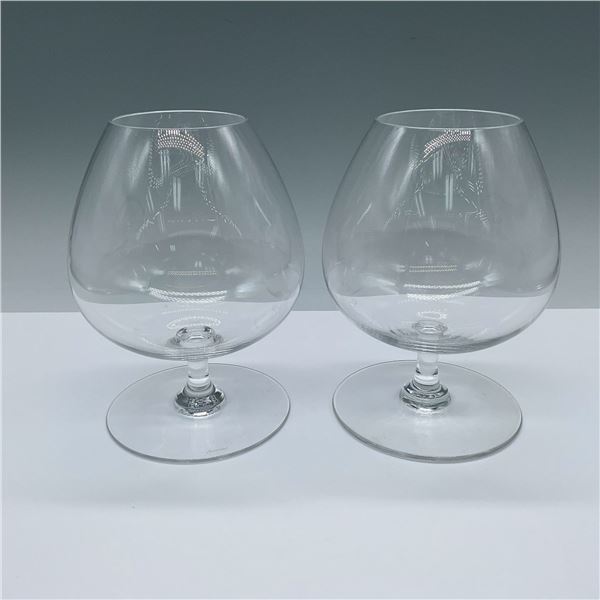 Pair of Baccarat Large Brandy Glasses, Perfection