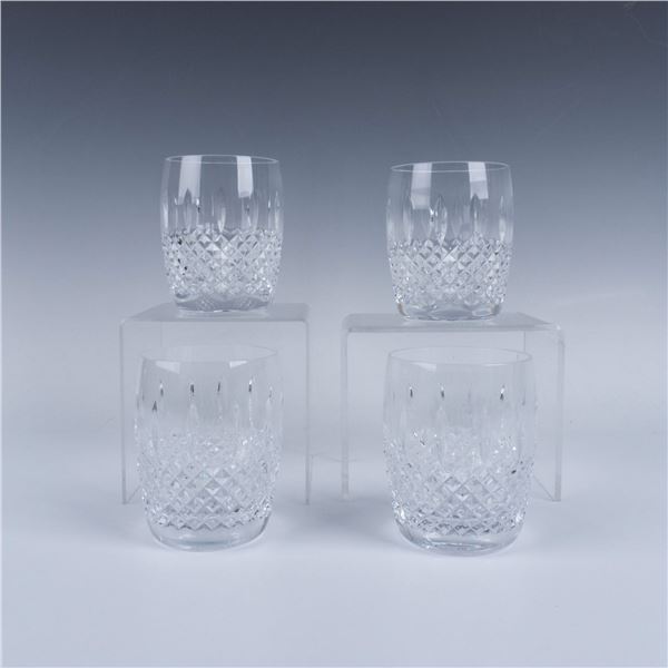 4pc Waterford Crystal Double Old Fashioned Glasses, Glenmede