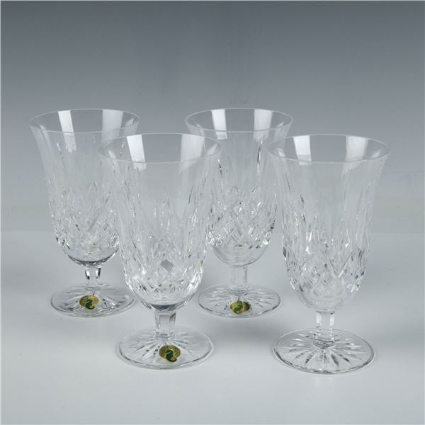 4pc Waterford Crystal Lismore Stemmed Iced Tea Glasses