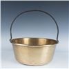 Image 1 : Vintage Brass Cauldron/Boiler Pot with Cast Iron Handle