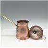 Image 2 : 2pc Copper Melter Saucepan with Brass Handle and Funnel