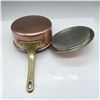 Image 3 : Copper Saucepan with Brass Handle and Lid
