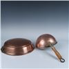 Image 3 : 2pc Vintage Copper Colanders