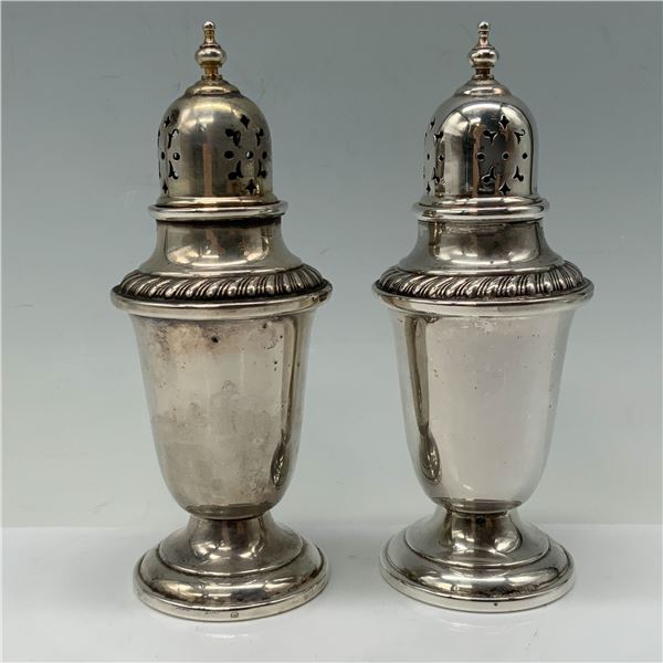 Pair of Gorham Sterling Silver Salt and Pepper Shakers