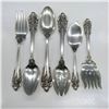 Image 1 : 6pc Wallace Sterling Serving Utensils, Grand Baroque