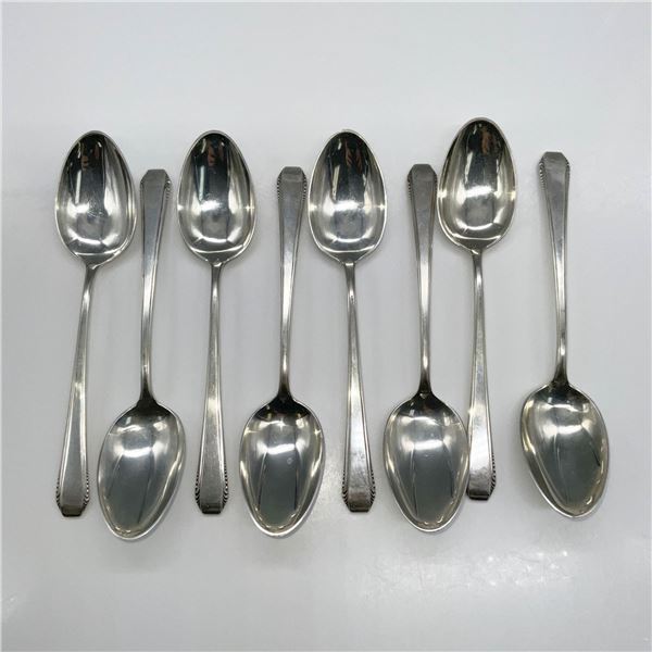 8pc Towle Sterling Teaspoons, Cascade