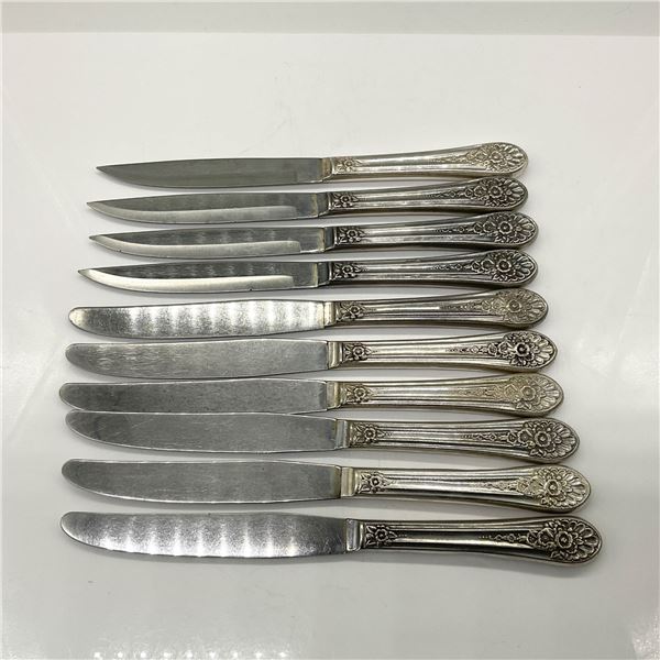 10pc Jubilee Pattern Knives by International Silver