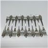 Image 1 : 12pc Wallace Sterling Cocktail Forks, Grand Baroque