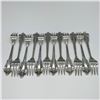 Image 2 : 12pc Wallace Sterling Cocktail Forks, Grand Baroque