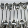 Image 3 : 12pc Wallace Sterling Cocktail Forks, Grand Baroque