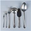 Image 2 : 42pc Heirloom Sterling Silver Damask Rose Flatware