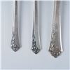 Image 3 : 42pc Heirloom Sterling Silver Damask Rose Flatware