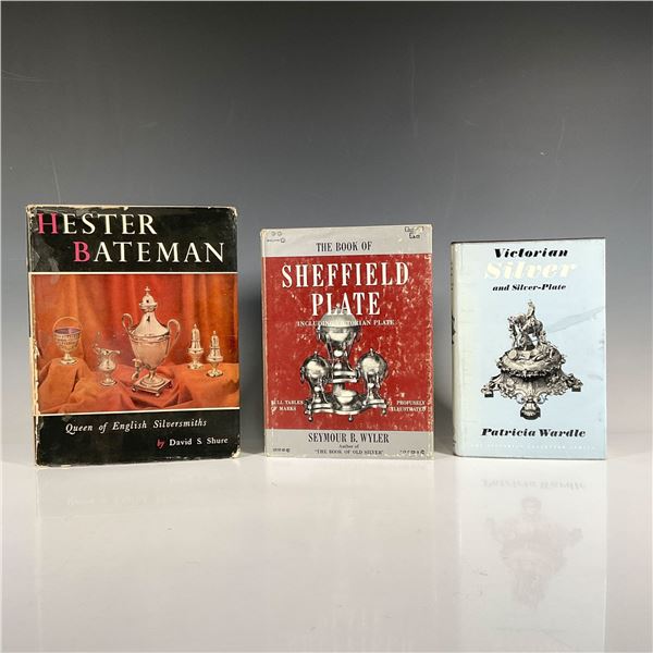 3pc Assorted Books on English Silver
