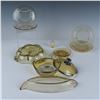 Image 7 : 11pc Vintage Yellow Glass Plates & Serving Dishes
