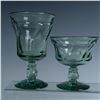 Image 2 : 25pc Vintage Green Glass Tableware