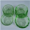 Image 8 : 25pc Vintage Green Glass Tableware