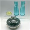 Image 2 : 4pc Art Glass Decorative Tableware