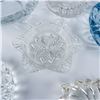 Image 3 : 6pc Retro Clear Patterned Ashtrays