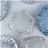 Image 8 : 6pc Retro Clear Patterned Ashtrays