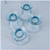 Image 6 : 7pc Vintage Blue Pattern Glass Grouping