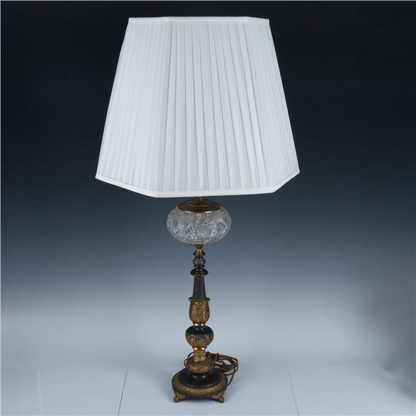 Traditional Leviton Oil Lamp with Electric Plug