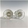 Image 3 : 2pc Hazel Atlas Starlight Salt and Pepper Shakers