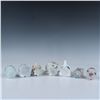 Image 11 : 7pc Glass and Ceramic Floral Themed Toothpick Holders