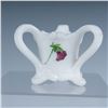 Image 3 : 7pc Glass and Ceramic Floral Themed Toothpick Holders