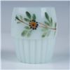 Image 4 : 7pc Glass and Ceramic Floral Themed Toothpick Holders