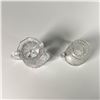 Image 4 : 2pc Glass Creamer and Teacup