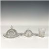 Image 1 : 3pc Butter Dishes with Lids and Shot Glass