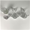 Image 2 : 4pc Glass Creamers and Sugar Bowls with Lids
