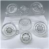 Image 3 : 7pc Assortment Clear Glass Citrus Juicer Reamers
