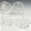 Image 3 : 5pc Large Glass Plates and Salad Bowl