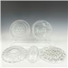 Image 4 : 5pc Large Glass Plates and Salad Bowl