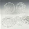 Image 5 : 5pc Large Glass Plates and Salad Bowl