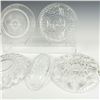Image 6 : 5pc Large Glass Plates and Salad Bowl