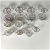 Image 2 : 9pc Glass Fish Scale Pattern Tableware