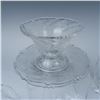 Image 5 : 14pc Heisey Depression Glass Serveware, Orchid Pattern