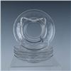Image 2 : 15pc Heisey Glass Cups and Saucers, Optic