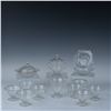 Image 1 : 13pc Royal Lace Clear Depression Glass Dessert Set