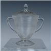 Image 3 : 13pc Royal Lace Clear Depression Glass Dessert Set