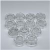 Image 3 : 13pc Vintage Glass Salt Cellars