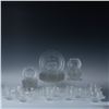 Image 1 : 44pc Royal Lace Pattern Depression Glass Dinner Set