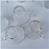 Image 7 : 44pc Royal Lace Pattern Depression Glass Dinner Set