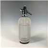 Image 1 : Chrome Mesh and Glass Soda Siphon Seltzer Bottle