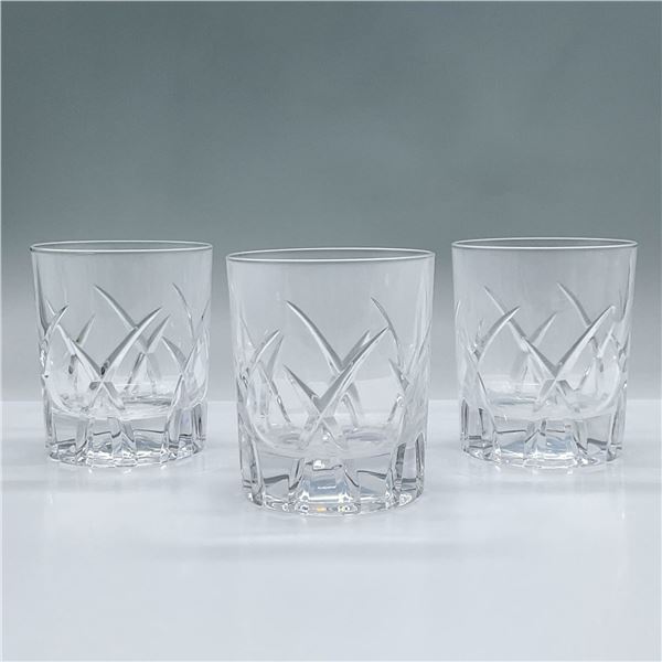 3pc Double Old Fashioned Glasses