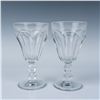Image 2 : 6pc Cut Glass Water Goblets