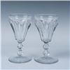 Image 3 : 6pc Cut Glass Water Goblets