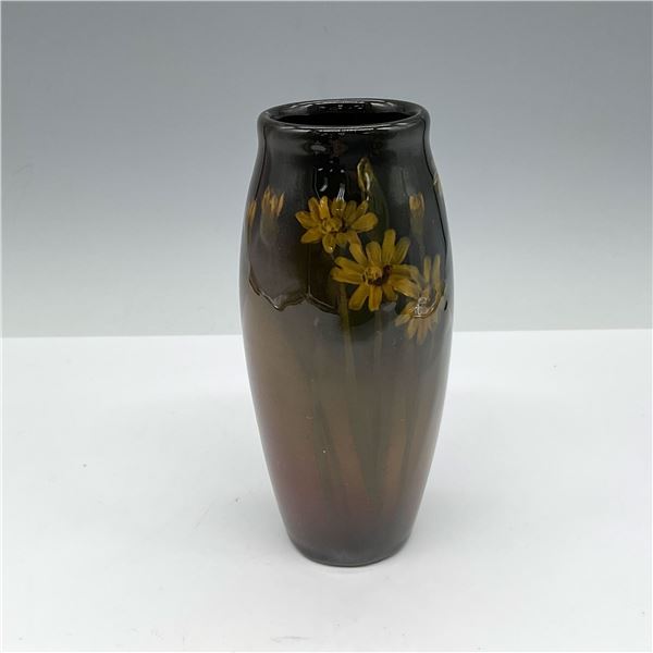 Rookwood Pottery Bud Vase, Daisies 917 E